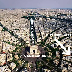 Cosy Arc De Triomphe Champs Elysees Appartamento Parigi